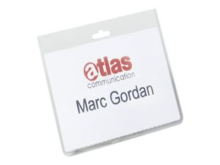 Durable - 5 Pochettes porte-badge nominatif - pour 60 x 90 mm - transparent