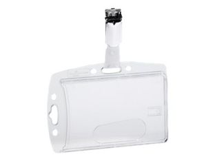 Durable Hartbox - Porte-badge - pour 54 x 87 mm - transparent