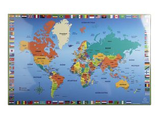 Exacompta - Sous-main PVC - Monde