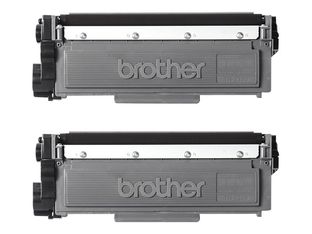 Brother TN2320 - Pack de 2 - noir - cartouche laser d'origine