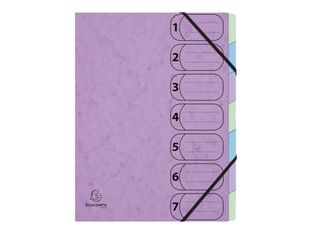 Exacompta Aquarel Harmonika - Trieur 7 positions - disponible dans différentes couleurs