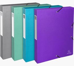 Exacompta Teksto - Boîte de classement - dos 40 mm - disponible dans différentes couleurs