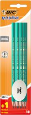 BIC EVOLUTION 650 - Pack de 10 Crayons à papier HB + gomme