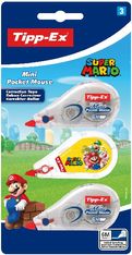 Tipp Ex - Pack de 3 correcteurs Mini Pocket Mouse dont 1 Super Mario - 5mm x 6 m