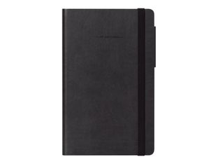 Legami My Notebook - Carnet de notes à élastique - 13 x 21 cm - ligné - noir