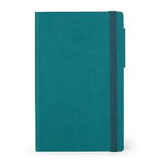 Legami My Notebook - Carnet de notes à élastique - 17 x 24 cm - ligné - bleu pétrole