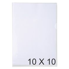 Exacompta - 10 Packs de 10 Pochettes coin lisses - A4 - 13/100 - cristal translucide