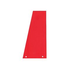 100 fiches intercalaires trapézoïdales - rouge 