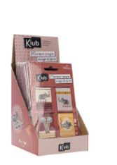 Kiub Elephants - Pack de 4 marque-pages magnétiques - 30 x 80 mm