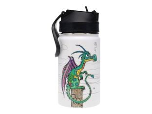 Kiub Kook - Gourde avec paille - 350 ml - dragon
