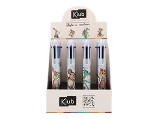 Kiub Kook - Stylo à bille 6 couleurs