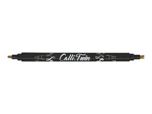 Online Calli Twin - Stylo pinceau à double embout - feutre de calligraphie - érable