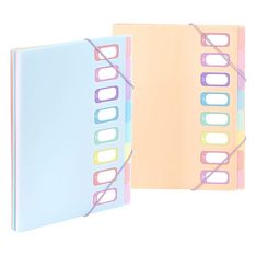 Viquel Rainbow Pastel - trieur à soufflet - pour A4 - à onglets - disponible en différents coloris