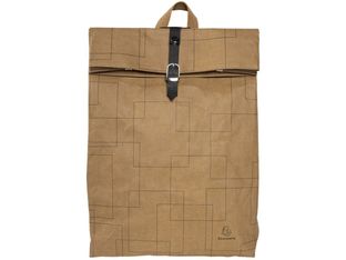 Exacompta Eterneco - Sac à dos pour ordinateur portable 15" - brun motifs géométriques