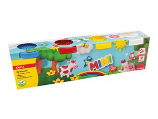 Eberhard Faber - pâte à modeler - mini - 140 g - blanc, bleu, jaune, rouge (pack de 4)