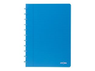 Atoma - Cahier polypro A4 (21x29,7 cm) - 144 pages - ligné - turquoise