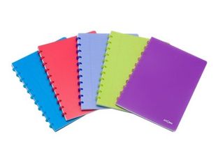 Atoma - Cahier polypro A4 (21x29,7 cm) - 144 pages - disponibles dans différentes couleurs