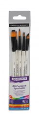  Daler-Rowney Graduate - Pack de 5 pinceaux synthétiques pour aquarelle