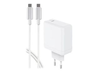 BigBen - chargeur secteur pour smartphone + câble USB-C - blanc - 65 Watt