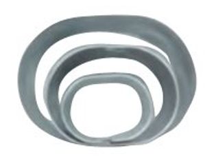 Graine Creative - ensemble de 3 emporte-pièces - ovale