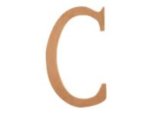 Graine Creative - lettre de décoration - C - 22 x 1,2 cm