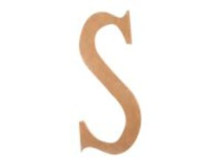Graine Creative - lettre de décoration - S - 22 x 1,2 cm
