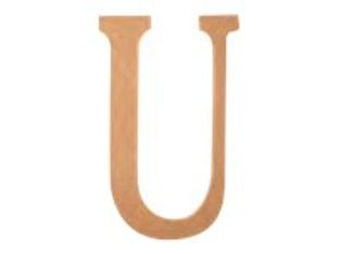 Graine Creative - lettre de décoration - U - 22 x 1,2 cm