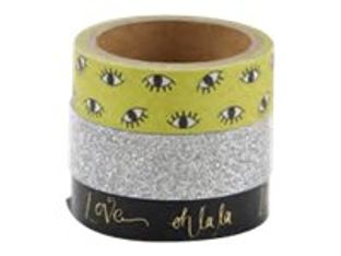 Graine Creative - set de bande adhésive de décoration - 3 pièces - evil eye