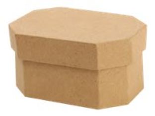 Graine Creative - Boite en carton à décorer - octagonal