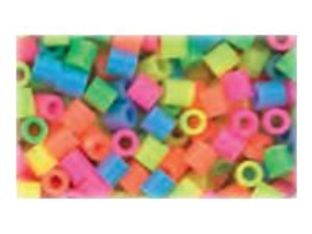 PERLOU - 3000 perles à repasser  - 5 mm - assortiment de couleurs fluorescentes
