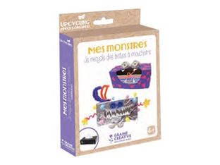 Graine Creative - kit pour décorer une boite à mouchoirs - mes monstres