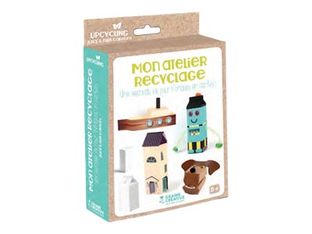 Graine Creative Mon Atelier Recyclage - kit de travaux créatifs brique en carton
