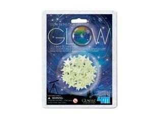 Graine Creative GLOW - lot de 60 mini-étoiles adhésives - phosphorescent