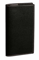 Quo Vadis - Agenda avec répertoire - Italnote B - Semainier Horizontal - Français - Club - Noir - 12 mois et 1/2 de mi-décembre à décembre - 8,8x17 cm