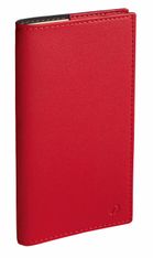 Quo Vadis - Agenda avec répertoire - Italnote Prestige - Semainier Horizontal - Français - Soho - Rouge - 14 mois de décembre à janvier - 8,8x17 cm