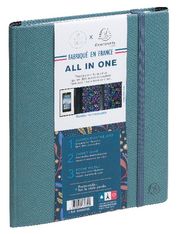 Agenda Mini Labo All in One - 1 semaine sur 2 pages - 15 x 21 cm - bleu - Exacompta