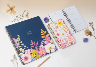 Agenda de poche Chemin des marettes Eurotime 16W - 1 semaine sur 2 pages - 9 x 16 cm - Exacompta