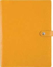 Agenda spiralé Lady Kent - 1 semaine sur 2 pages - 22 x 28 cm - safran - Oberthur