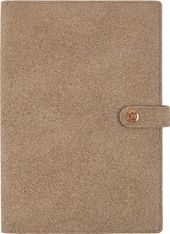 Agenda spiralé Ramatuelle - 1 semaine sur 2 pages - 17 x 24,5 cm - taupe - Oberthur