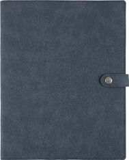 Agenda spiralé Louisiane - 1 semaine sur 2 pages - 22 x 28 cm - bleu denim - Oberthur