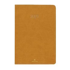 Agenda Eton - 1 semaine sur 2 pages - 17 x 24,5 cm - ocre - Oberthur