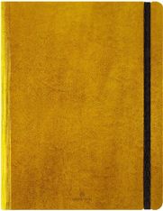 Agenda Medicis - 1 semaine sur 2 pages - 22 x 28 cm - moutarde - Oberthur