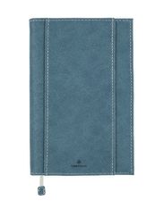 Agenda spiralé Burgos - 1 semaine sur 2 pages - 17 x 24,5 cm - bleu - Oberthur