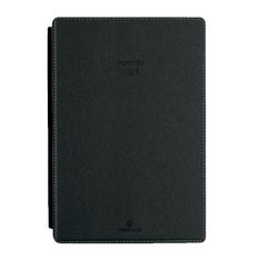Agenda Stan - 1 semaine sur 1 page + 1 page de notes - 19 x 24,5 cm - anthracite - Oberthur