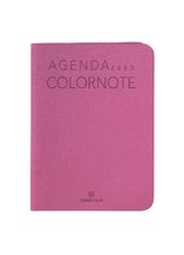 Agenda Colornote - 1 semaine sur 2 pages - 7,5 x 10,5 cm - fuchsia - Oberthur