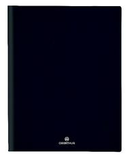 Agenda spiralé Malmö - 1 semaine sur 2 pages - 22 x 28 cm - noir - Oberthur