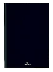 Agenda spiralé Malmö - 1 semaine sur 2 pages - 17 x 24,5 cm - noir - Oberthur