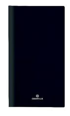 Agenda de poche spiralé Malmö - 1 semaine sur 2 pages - 9,5 x 17,5 cm - noir - Oberthur