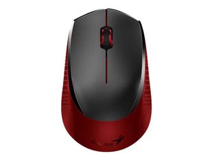 Genius - souris sans fil - silencieuse - noir et rouge