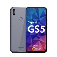 Gigaset GS5 - Smartphone - 4G - 128 Go - gris clair
